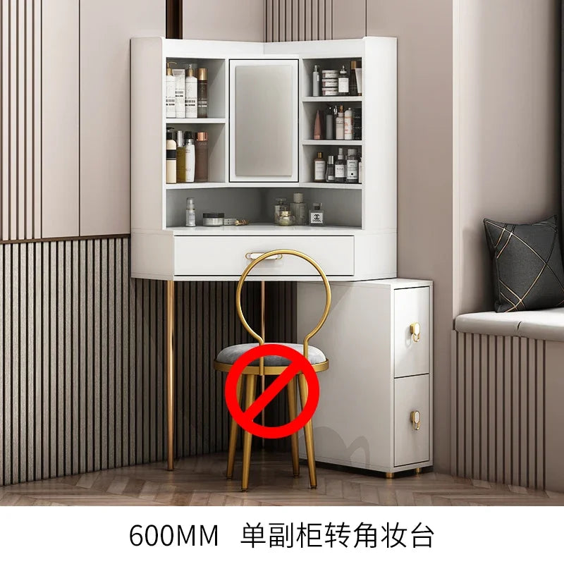 Corner dresser locker integrated light luxury bedroom modern simple small apartment triangular corner