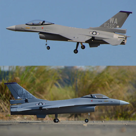 HOOKLL F16 Fighting Falcon 710mm Wingspan 70mm EDF EPO Jet RC Airplane KIT/PNP