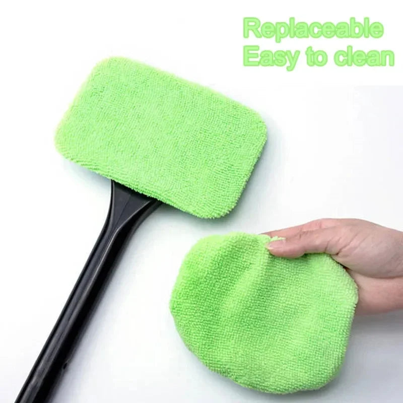 Car Window Cleaner Brush Kit Windshield Microfiber Cleaning Wash Tool