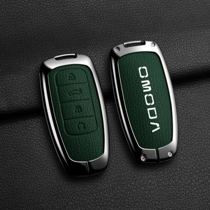 Car Key Case Bag For Chery Omoda 5 C5 Tigo 7 8 Pro Max Tigo 7 8 Plus Keychain Protective Cover Smart Remote Key Protection Shell