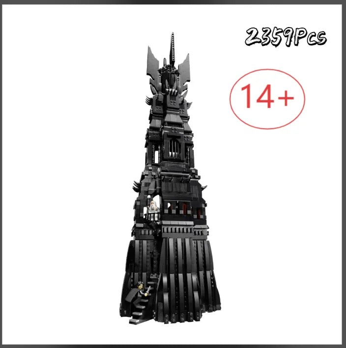 newIN STOCK Black Tower compatible 10237 Home decorations Blocks Bricks 2359Pcs Educational Toys Birthday Boy Gifts10333