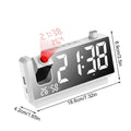 Ceiling Projection Clock Wireless Clocks Projection On Ceiling Wall 180 Degree Rotatable Digital Clock Projector Modern Desk