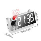 Ceiling Projection Clock Wireless Clocks Projection On Ceiling Wall 180 Degree Rotatable Digital Clock Projector Modern Desk