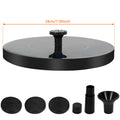 13/18cm Solar Fountain Pump Bird Bath Fountain Garden Outdoor Water Pool Pond Floating Decor With 6 Nozzles Solar Waterfall