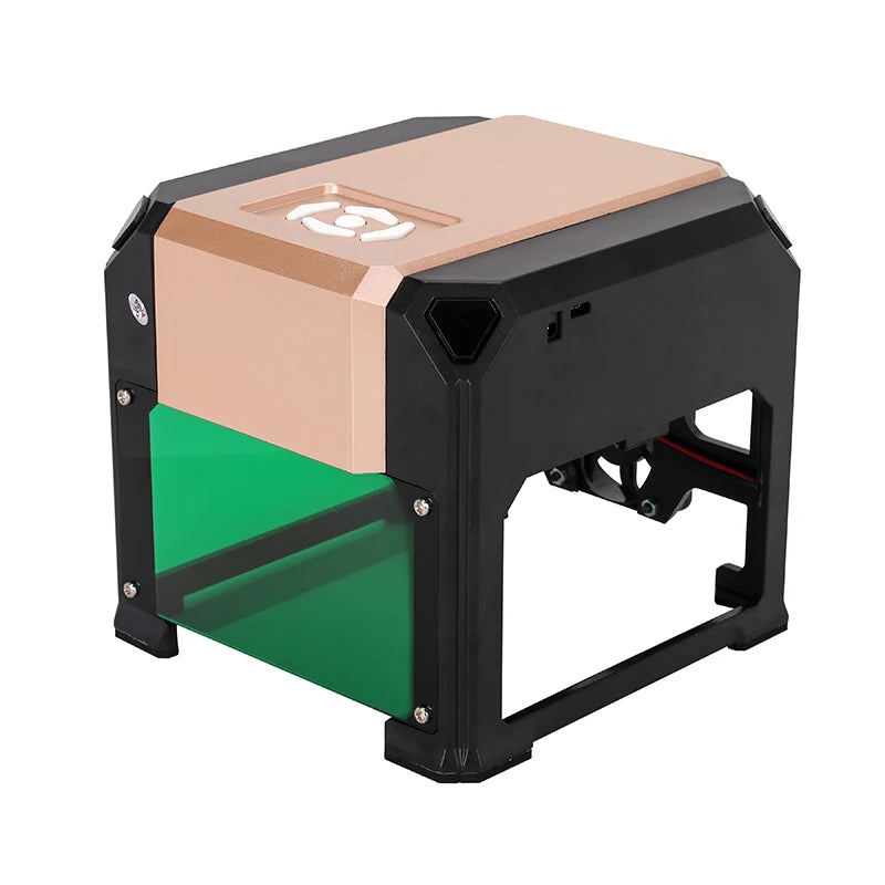 Yofuly 3000mw Laser Engraver Mini Desktop Cutting Machine CNC Engraving Machine DIY Logo Printer Woodworking for Wood Leather
