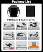 Wireless Android 15 Carplay For Ford Kuga 2 Escape 3 2012-2019 9.7 Inch Tesla Style Car Multimedia Player 5G Wifi Touch Display