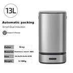 13L Smart Trash Can Large Capacity Rubbish Bathroom Garbage Electric Dustbin Home Kitchen type Automatic Packing Trash Can