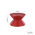 K-star Nordic Style Shoe Changing Stool Home Art Small Bench Simple Children Plastic Low Stool Creative Round Stool Hot 2024