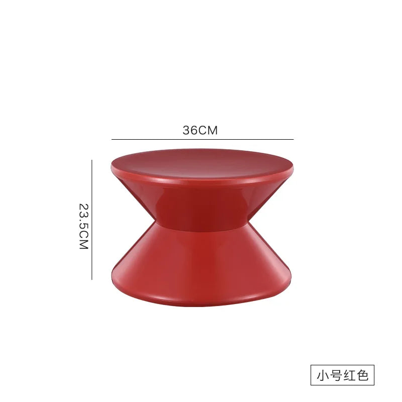 K-star Nordic Style Shoe Changing Stool Home Art Small Bench Simple Children Plastic Low Stool Creative Round Stool Hot 2024