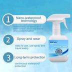 Rain And Stain Spray High tech Protector Spray Leather Waterproof Suede Spray Shoe waterproof Nano Textile Waterproof
