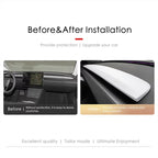 For Tesla Model 3 Highland 2025 2024 Dashboard Cover ABS Carbon Fiber Air Outlet Panel Cover Trim Sticker Interior Accessories