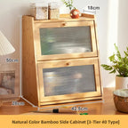 Wooden Desktop Storage Cabinet Cup Organizer Cosmetic Storage Ra Der Batoom Vani elf Wood Material Home Organization