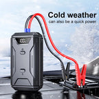 Car Battery Jump Starter Digital Display Portable Car Battery Booster