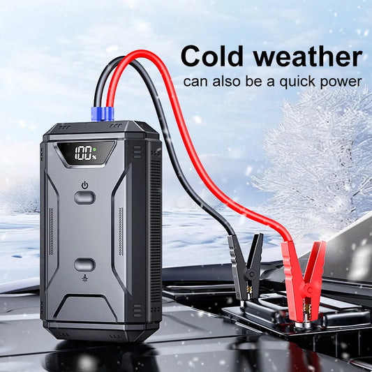 Car Battery Jump Starter Digital Display Portable Car Battery Booster