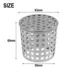 Drainage Cover Floor Drain Wall Insert Anti-blocking For Rooftop Balcony Outdoor Rain Bucket 50-200mm Practical