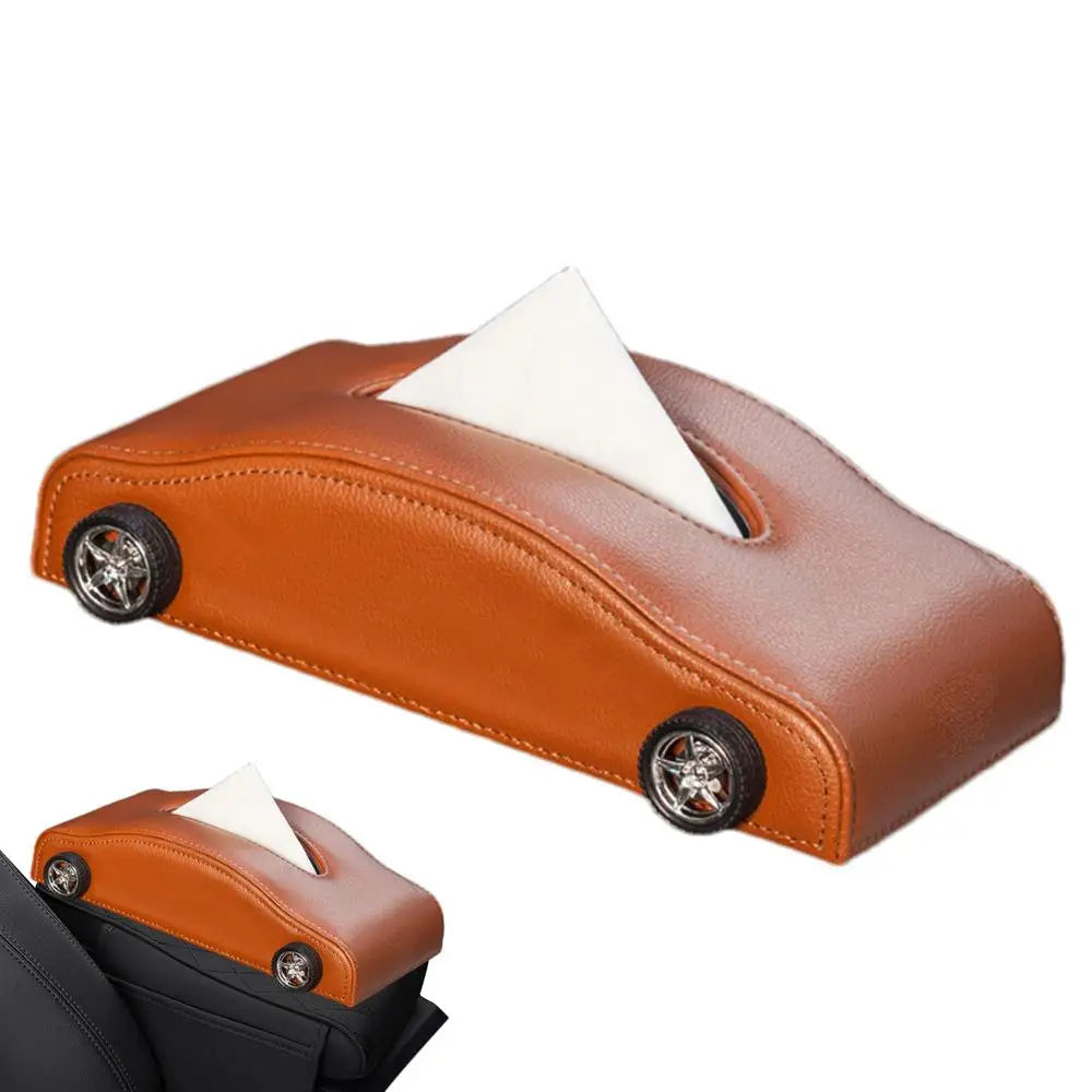 Car Shape Tissue Box Living Room Tissue Cover Decorative Heat-resistant Tissue Dispenser For Bathroom Anti-Moisture Interior