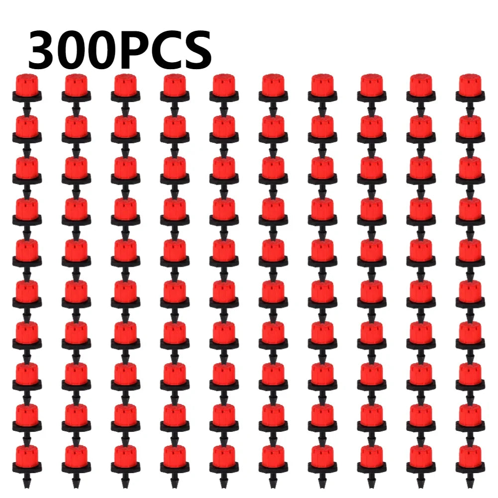 100-1000PCS Irrigation Drippers Sprinklers Adjustable Water Dropper Head Sprinkler Flow Head Garden Watering Irrigation System