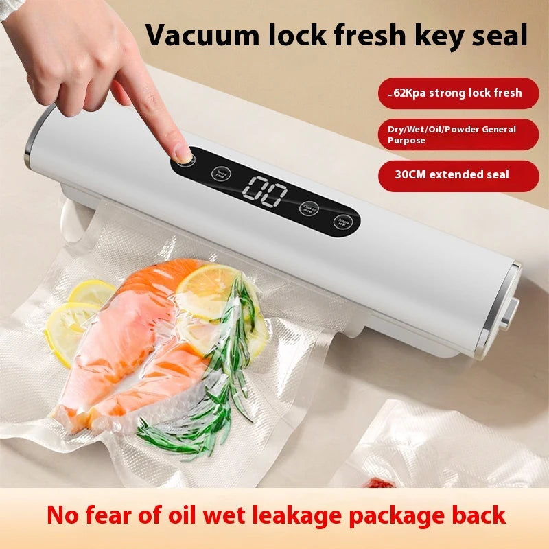 For Food Vacuumor Professional  Vacuum Sealer Machine for Products Kitchen Sealing Machine Cuisine Packaging Plastic Bag Sealant