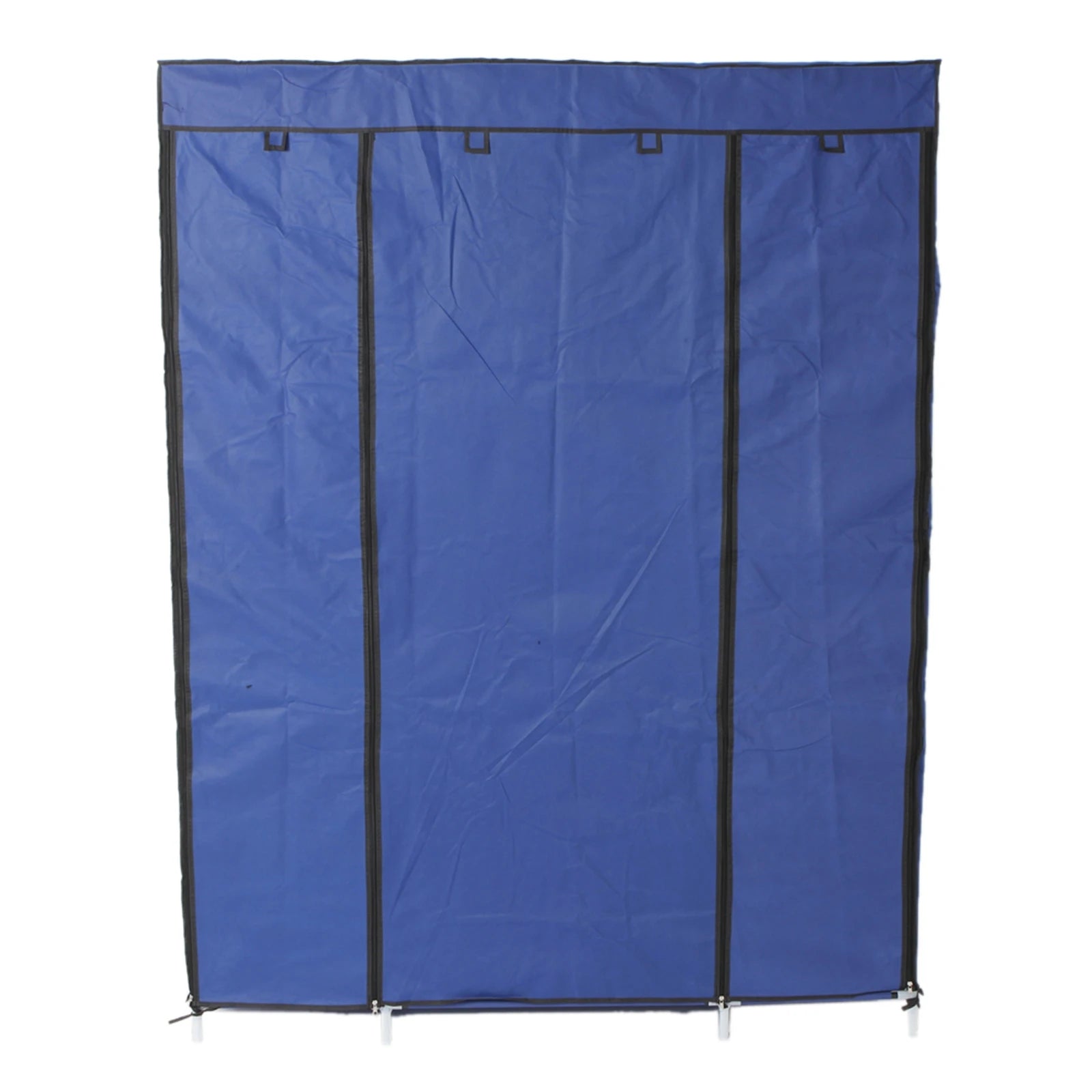 5 Layer 12 Compartment Non woven Fabric Wardrobe Portable Closet Navy