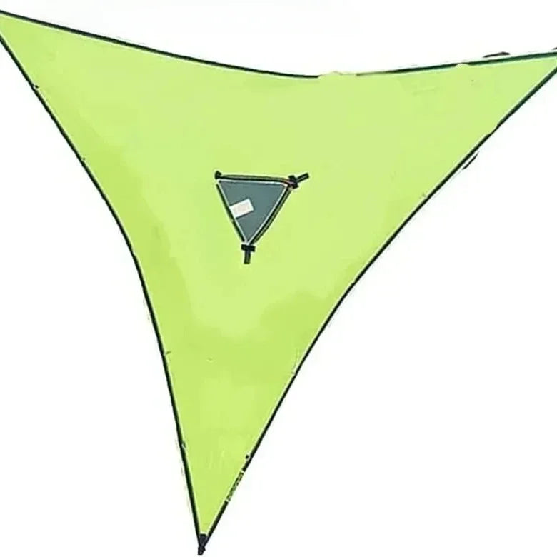 Portable Triangle Hammock 4Mx4Mx4M Multi Person Aerial Mat Convenient Outdoor Camping Sleep Hammock Portable Hanging Bed