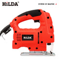 HILDA Electric Jig Saw Household Plug - in Brushed Six Speed Electric Curved Cutting Tool Suitable For A Wide Range Of Materials
