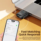 Toocki Bluetooth 6.0 USB Adapter Wireless Bluetooth Dongle Receiver Transmitter For PC Win 8.1 10 11 Phone Headset Speaker Mouse
