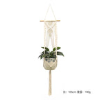 Hanging Plant Handmade Macrame Plant Hanger Flower Pot Planter Hanger Wall Decor Courtyard Garden Hanging Planter Hanging Basket