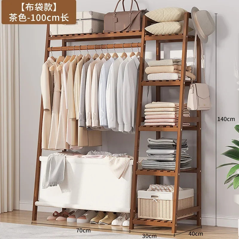 Movable Clothes Hanger Coats Clothing Rack Shelfs Home Furniture Room Shelves Closet Closet Shoe Organizer Jingle Bells Sofa