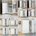 Shoe Rack Simple Home Entrance Indoor Good-Looking Storage Dustproof Dormitory Bedroom Rental House Plastic Shoe Cabinet