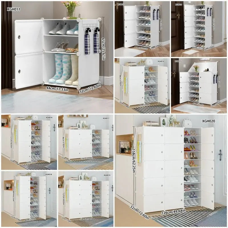 Shoe Rack Simple Home Entrance Indoor Good-Looking Storage Dustproof Dormitory Bedroom Rental House Plastic Shoe Cabinet