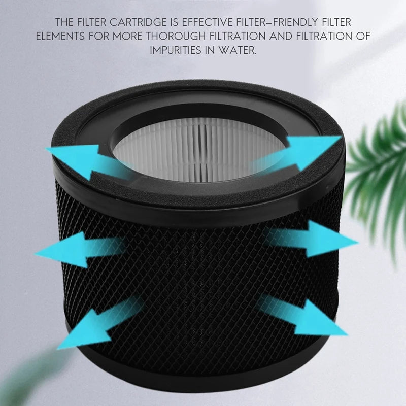 2-Pack Replacement TRUE HEPA Filters Compatible For Taotronics TT-AP001 And VAVA VA-EE014 Air Purifiers