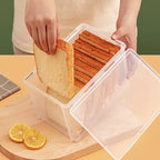 Cake Containers Airtight Box Refrigerator Clear Kitchen Bread Container Storage Box Kitchen Dispenser Bread Boxes Baking Bread