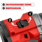 M-WALK 18V Battery Rechargeable Brushless Compact Electric Screwdriver Hand Drill Impact Drill For Milwaukee 18V Battery Pin