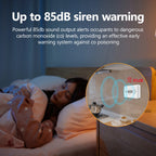 IMOU Smart Standalone Carbon Monoxide Alarm Indoor CO Detector with Replaceable Battery 85DB Buzzer Informative LCD display