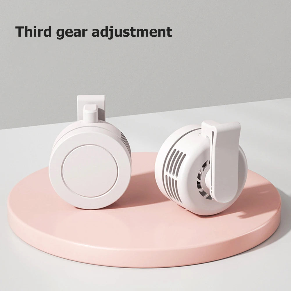 Mini Clip Fan Hanging Waist Neck Fan Girl Electric Air Cooling Fan 900