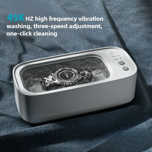 USB Ultrasonic Cleaner 45000Hz Rechargeable Portable High-Frequency Vibration Glasses Jewelry Cleaning Machines Household