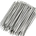 100pcs Landscape Staples, U-Shaped Garden Pins Garden Stakes Staples, Heavy Duty Yard Lawn Tent Stakes Securing Pegs For Weed Ba
