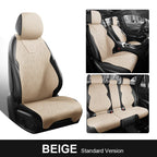 Universal Fit Car Accessories Suede Saddle Seat Cushion Pad Half Covered for 90% Sedan SUV Suede Universal Set Cover 5 Seats