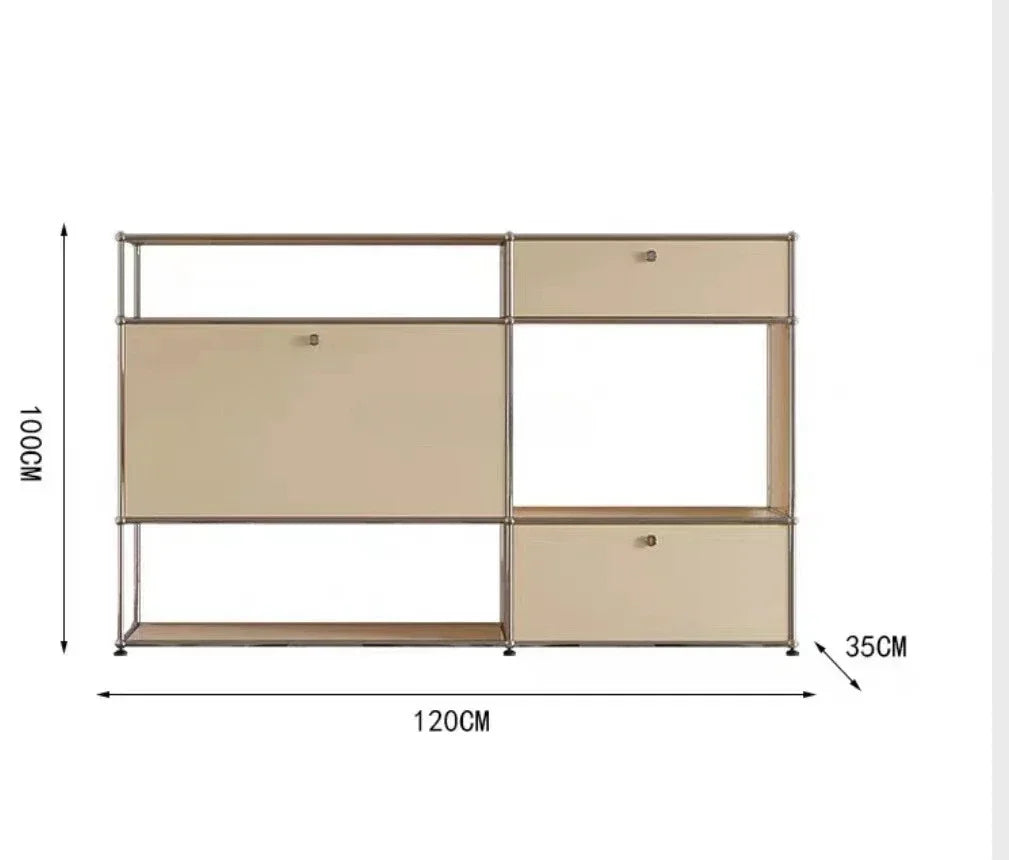 Module Combination Sideboards Cabinet Drawer Living Room Cabinets Side Chest of Drawers Hallway Storage TV Stand Bedroom Cabinet