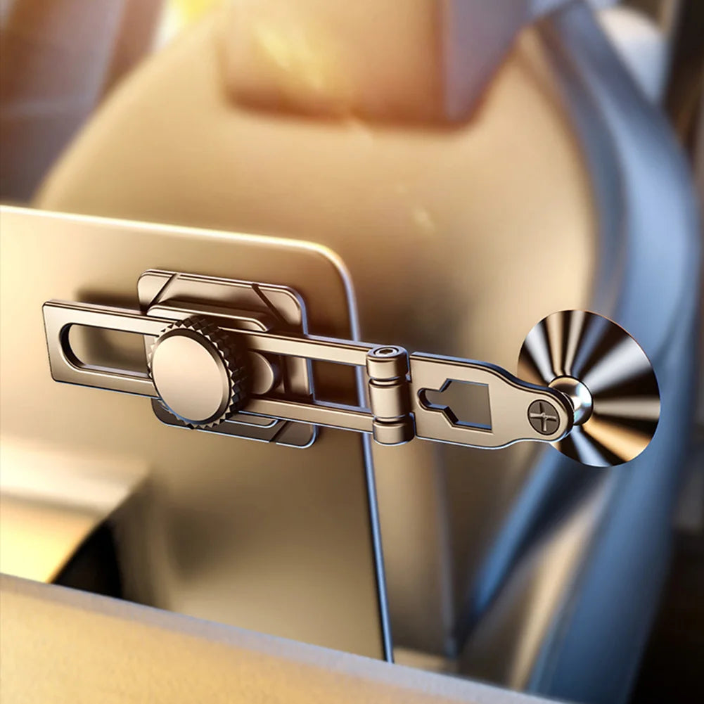 Magnetic Car Phone Bracket Slide Rail Adjustable Foldable Mobile Phone Mount Stand 360 Degree Rotary for Tesla Model 3 X Y S