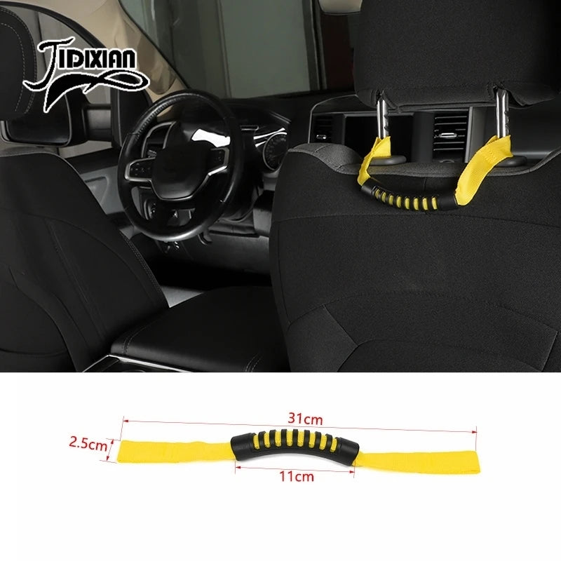 JIDIXIAN Car Seat Headrest Grab Handle for Jeep for Dodge for Ford F150 for Jimny for Chevrolet for GMC for Chrysler for 4Runner