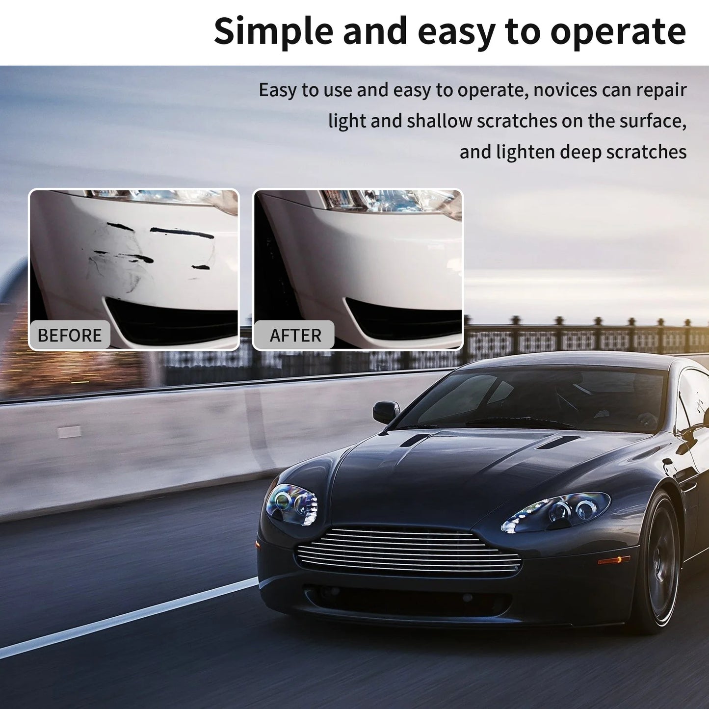 Homonth Car Scratch Removal Wax Car Scratch Repair Vehicle Protection Paint Coating Polishing Refurbishment Car Scratch Remover