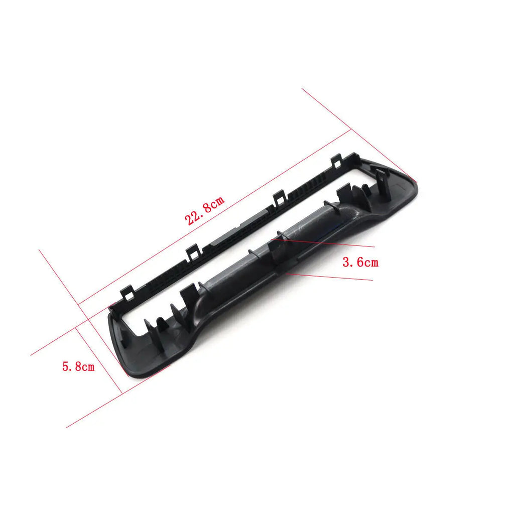 Rear Armrest Cup Holder Surround Trim Set Black Fit for-Audi A6 / A7 2011-2016 8P0885995B 6PS / 4G8863289A 4PK