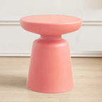Richome Household Plastic Circular Coffee Table Small Living Room Horse Shaped Side Table Balcony Modern And Simple Coffee Table