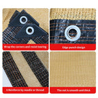 Outdoor Garden Sunshade Net Terrace Sunshade Sail Shading Mesh Cover With Grommets Camping Anti-UV Pergola Car Canvas Awning