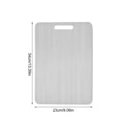 304 Stainless Steel Panel Titanium Cutting Boards for Kitchen Thickened Double Sided Cutting Board Portable Cutting Board