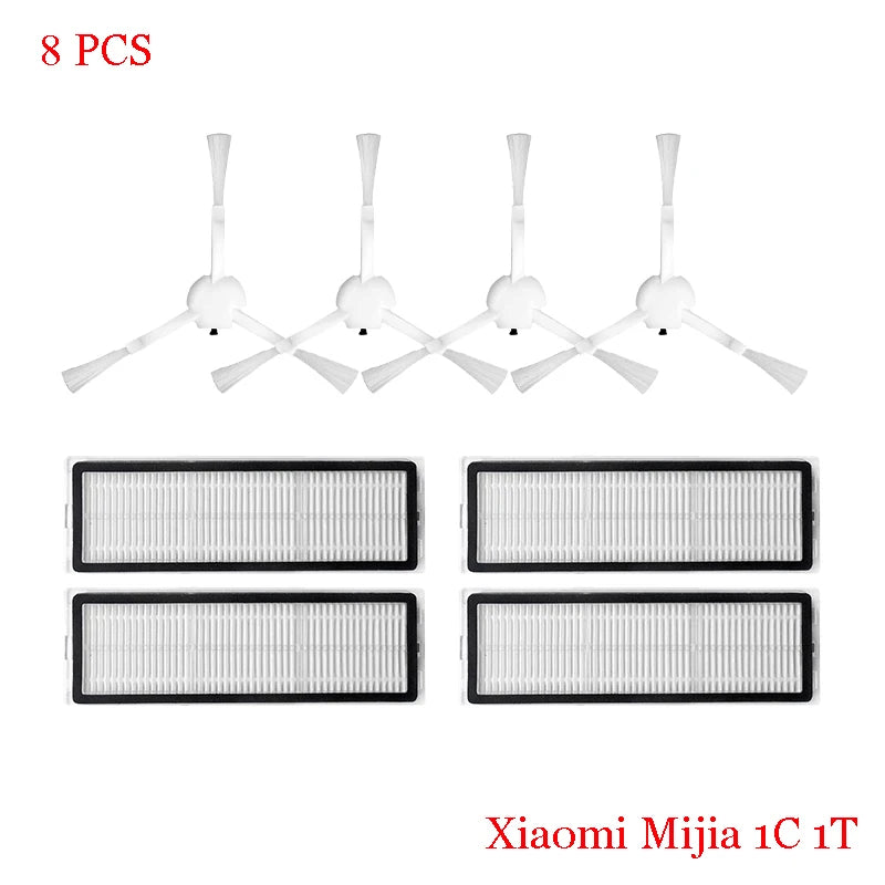 For Xiaomi Mijia 1C STYTJ01ZHM  Robot Vacuum Cleaner Hepa Filter Main Side Brush Mop Cloth Spare Part  Repalcement  Accessories
