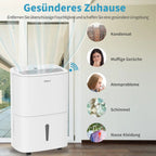 SHINCO 30L Electric Dehumidifier for 105 m³ (35 m²), WiFi, Energy Savi