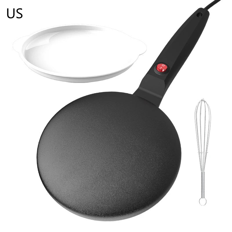 Electric Crepe Maker Cake Maker Machine Breakfast Pizza Baker Pancake Baking Pan Non-Stick Pan Chinese Spring Roll Cooking Pan
