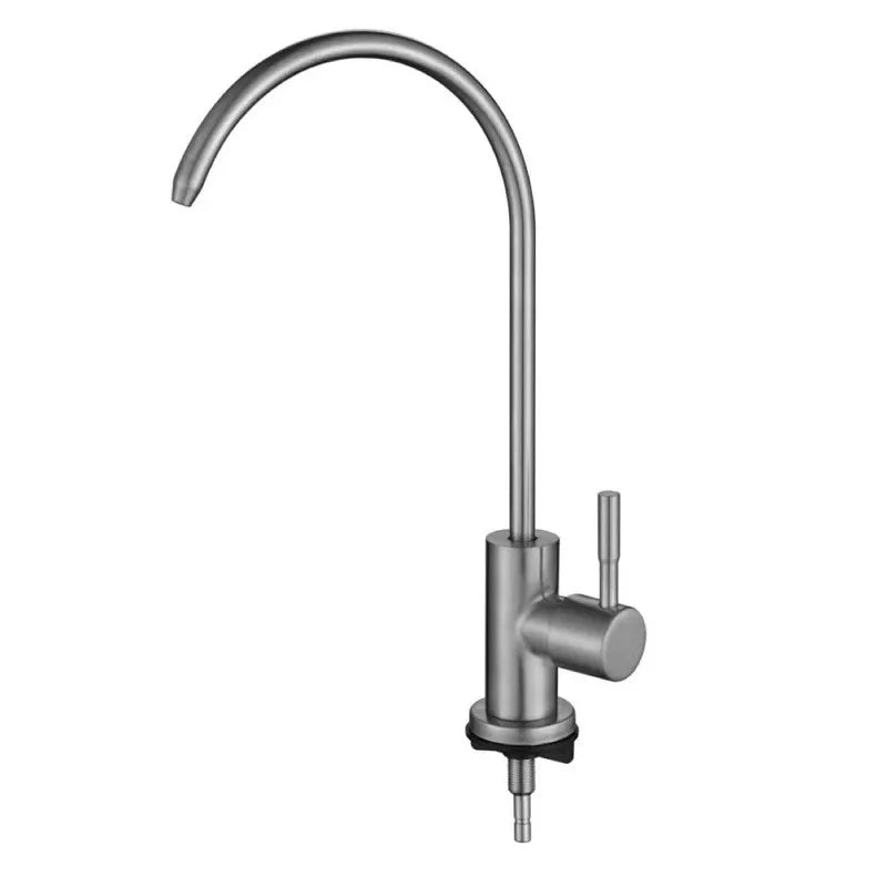 Direct Drinking Faucet Prified Kitchen Faucet Rotating Lead Free 304 Stainless Steel Sink Faucet Decked Brush Gold G 1/4'